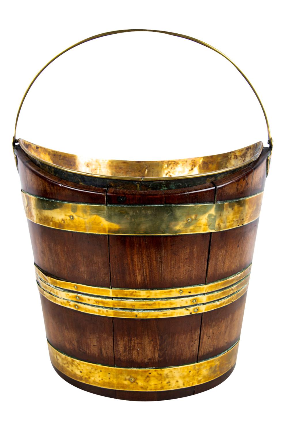 ENGLISH BRASS-BOUND COAL