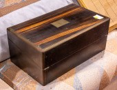 ENGLISH BRASS BOUND COROMANDEL