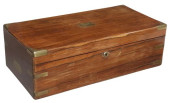 ENGLISH BRASS-BOUND ROSEWOOD C