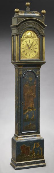 English brass dial chinoiserie