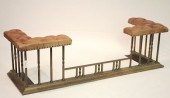 ENGLISH BRASS FIRE BENCHButton