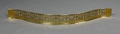 ENGLISH BRASS FIREPLACE FENDER