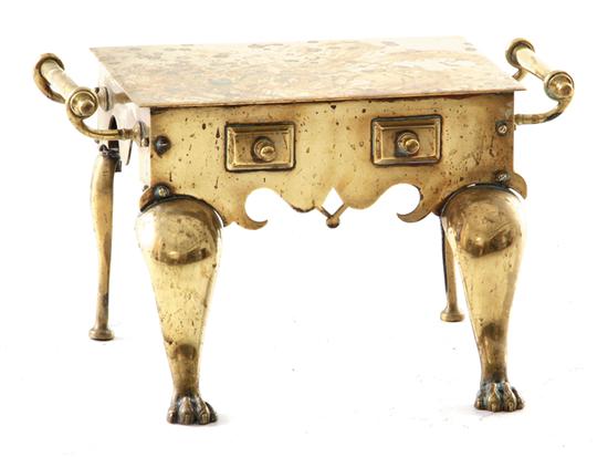 English brass footman 19th