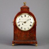 English Brass Inlaid Mahogany