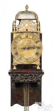 ENGLISH BRASS LANTERN CLOCK, L