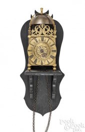 ENGLISH BRASS LANTERN CLOCK, L
