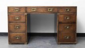ENGLISH BRASS MOUNTED MAHOGANY