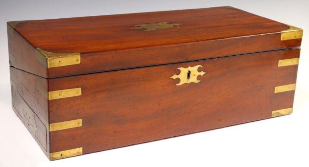 ENGLISH BRASS-MOUNTED MAHOGANY