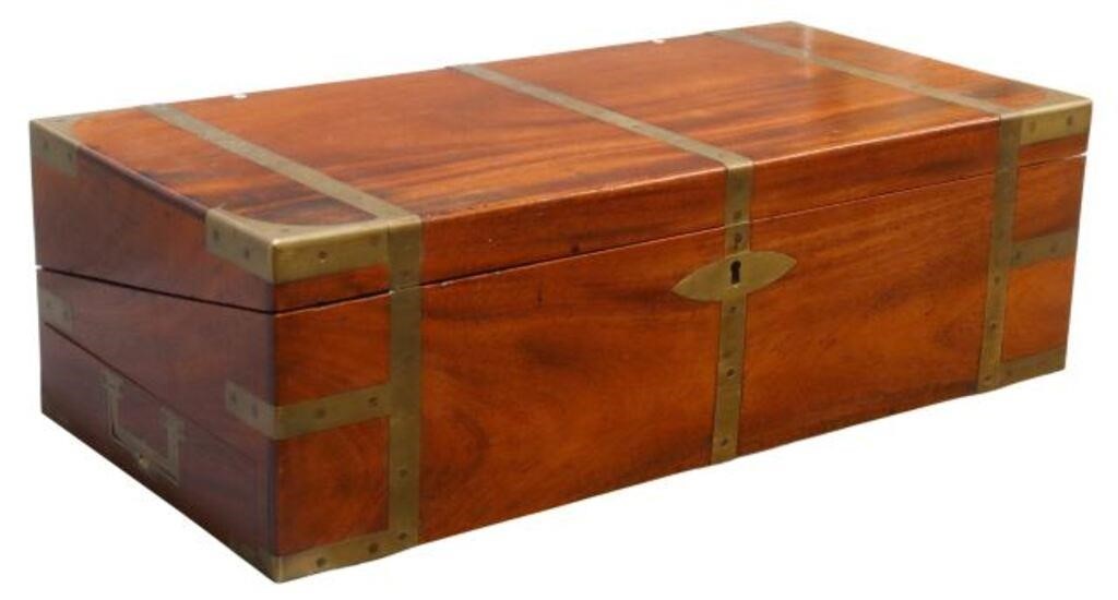 ENGLISH BRASS-MOUNTED MAHOGANY