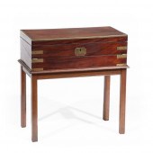 ENGLISH BRASS-MOUNTED MAHOGANY