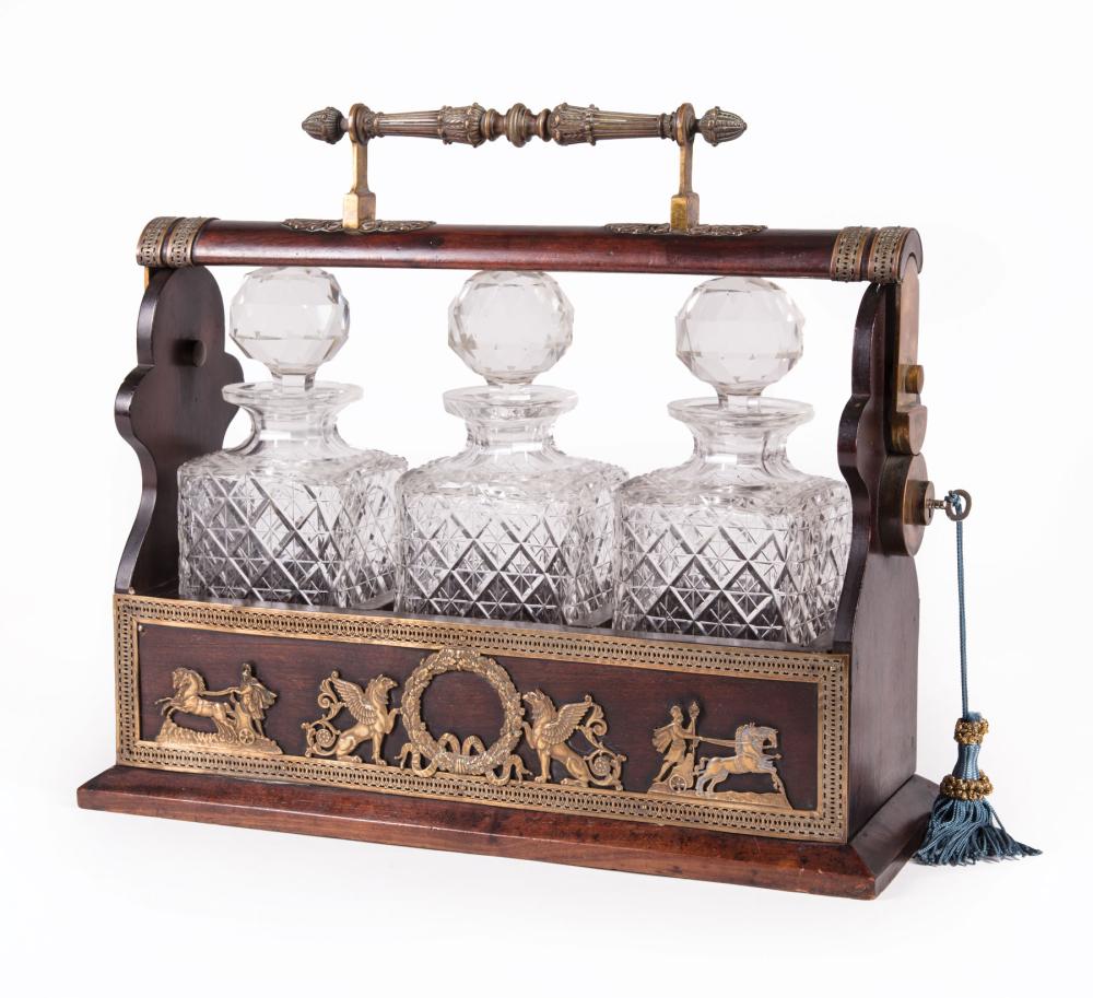 ENGLISH BRASS-MOUNTED MAHOGANY
