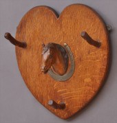 ENGLISH BRASS-MOUNTED OAK AND