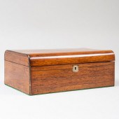 ENGLISH BRASS MOUNTED ROSEWOOD