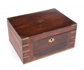 ENGLISH BRASS-MOUNTED ROSEWOOD