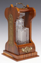 ENGLISH BRASS-MOUNTED ROSEWOOD