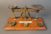 ENGLISH BRASS POSTAL BALANCE S