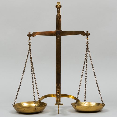 ENGLISH BRASS SCALE BY H. M.