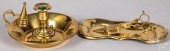 ENGLISH BRASS SCISSOR SNUFFER
