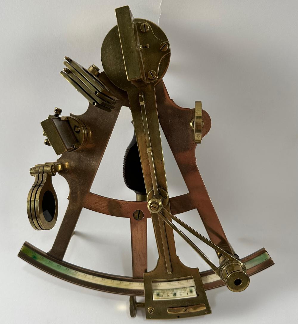 ENGLISH BRASS SEXTANT 19TH