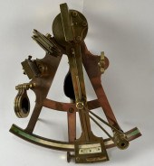 ENGLISH BRASS SEXTANT 19TH CEN