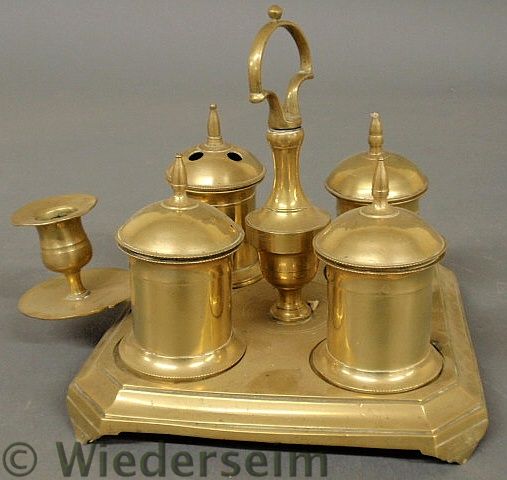 English brass Standish c.1800