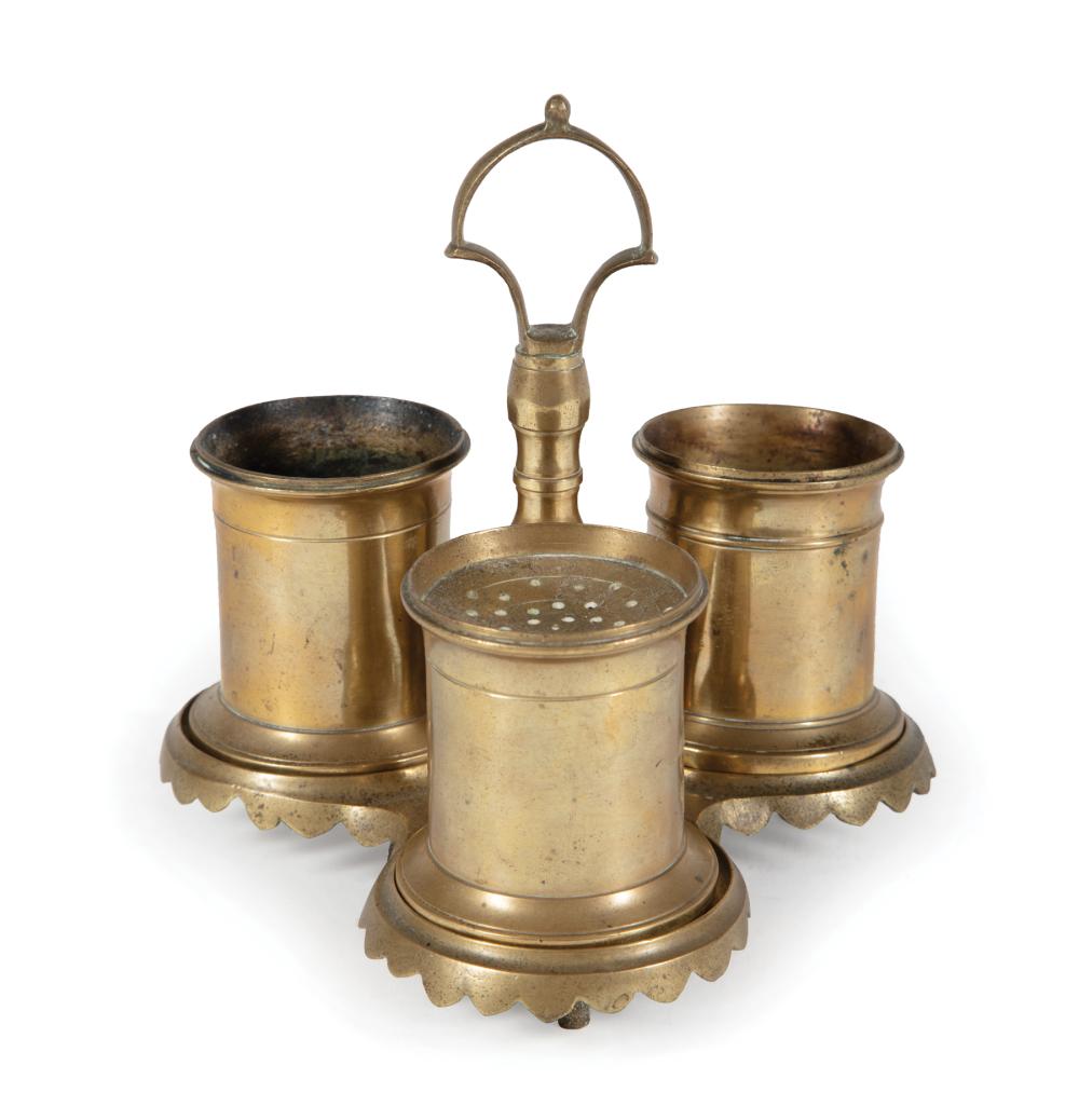 ENGLISH BRASS STANDISHEnglish Brass