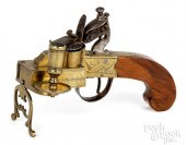 ENGLISH BRASS, STEEL, AND MAHO