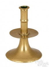 ENGLISH BRASS TRUMPET FORM CAN