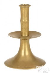 ENGLISH BRASS TRUMPET FORM CAN