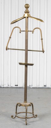 ENGLISH BRASS VALET DRESSING S