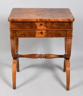 ENGLISH BURL WALNUT DRESSING T