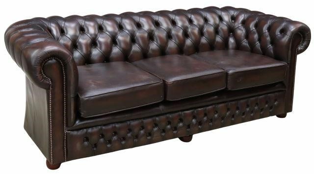 ENGLISH BUTTONED BROWN LEATHER