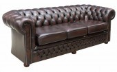 ENGLISH BUTTONED BROWN LEATHER