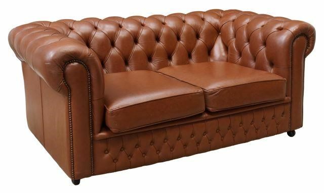 ENGLISH BUTTONED BROWN LEATHER