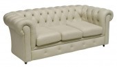 ENGLISH BUTTONED  LEATHER CHES