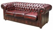 ENGLISH BUTTONED OXBLOOD LEATH