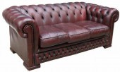 ENGLISH BUTTONED OXBLOOD LEATH