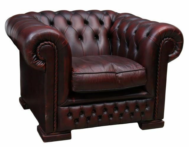 ENGLISH BUTTONED OXBLOOD LEATHER