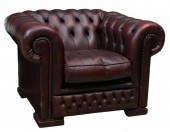 ENGLISH BUTTONED OXBLOOD LEATH