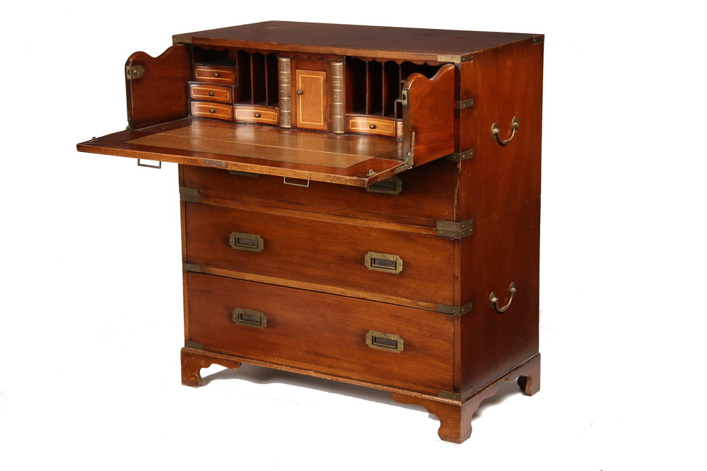 ENGLISH CAMPAIGN CHEST /DESK - 19th