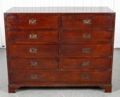 ENGLISH CAMPAIGN STYLE OAK CHE