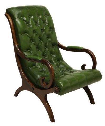 ENGLISH 'CAMPECHE' BUTTONED GREEN