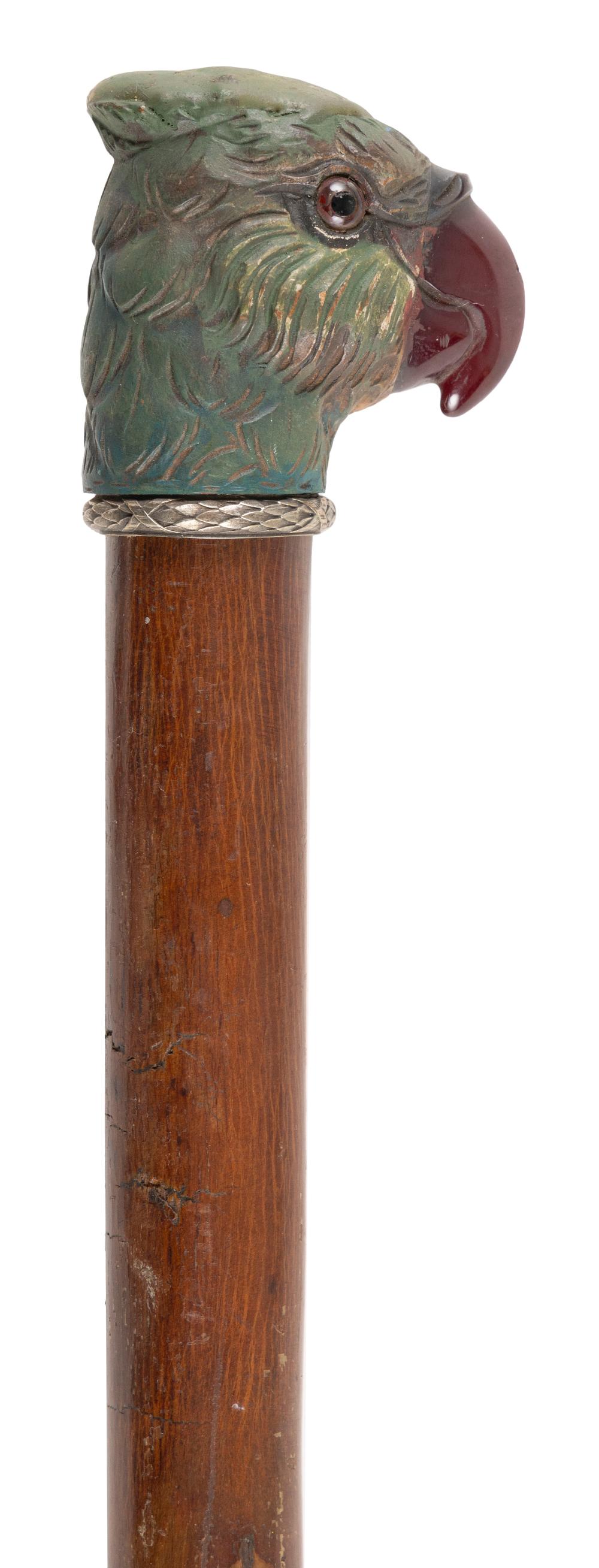 ENGLISH CANE WITH A PARROT-FORM