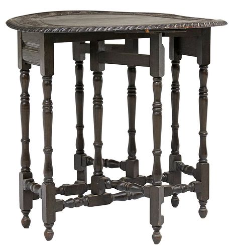 ENGLISH CARVED &AMP; EBONIZED
