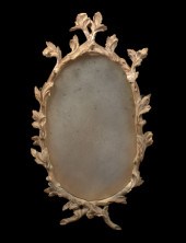 English Carved and Gray-Painte
