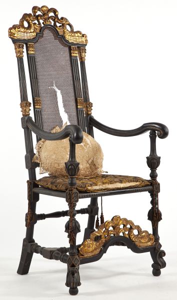 English Carved Arm Chair17th