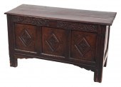 ENGLISH CARVED CHEST POSSIBLY