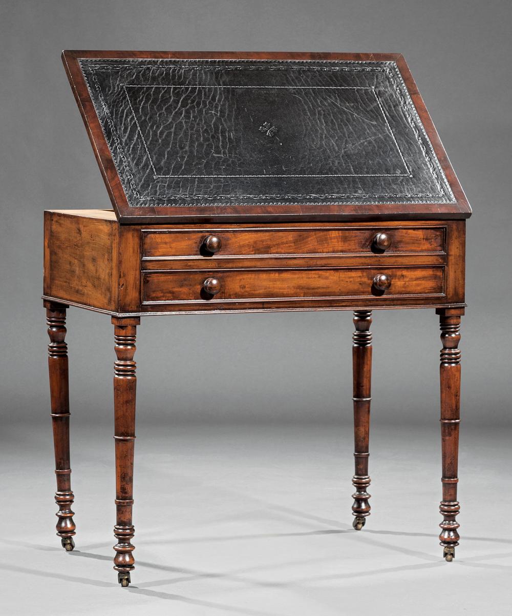 ENGLISH CARVED MAHOGANY ARCHITECT'S
