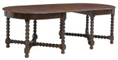ENGLISH CARVED OAK BARLEY TWIS