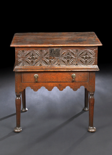English Carved Oak Bible